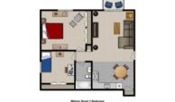 North Tonawanda Apartments Witmer Road 2 Bedroom Floor Plan