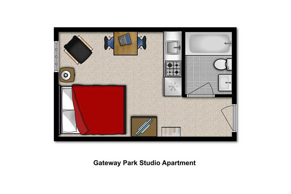 North Tonawanda Apartments Gateway Park Floor Plan