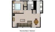 Riverview Manor Apartments 1 Bedroom Floor Plan