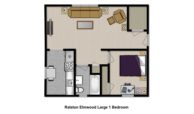 Kenmore NY Apartments Ralston Elmwood 1 Bedroom LG Floor Plan
