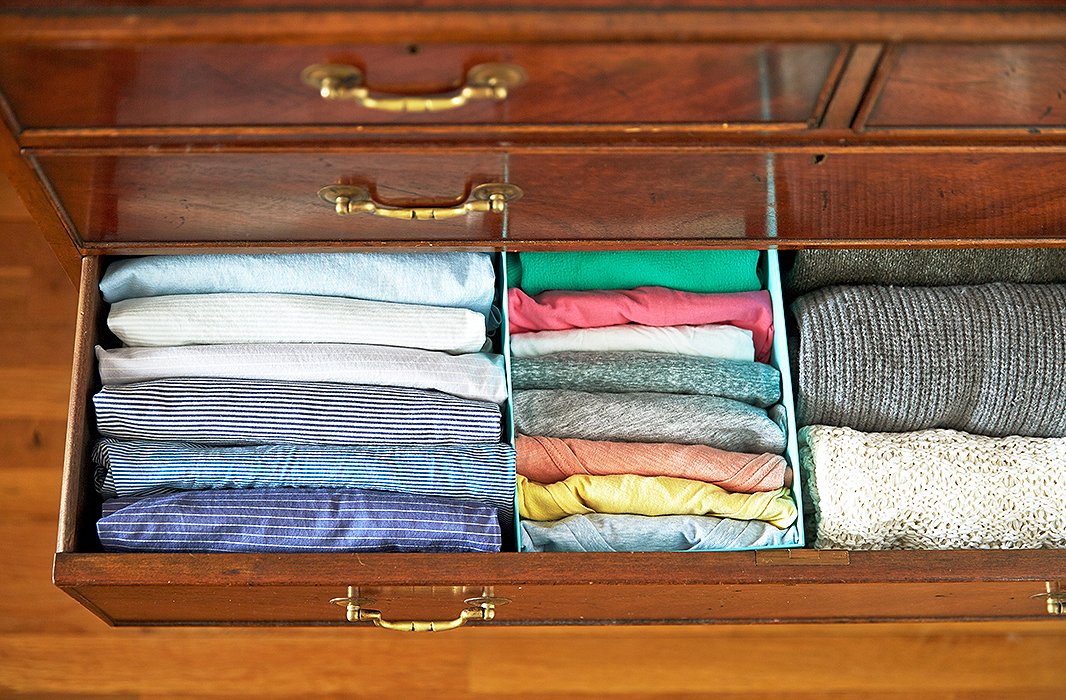 Marie Kondo organizing drawer