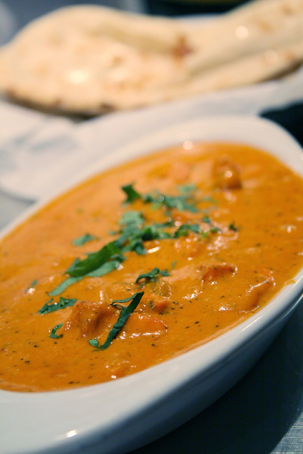 Bowl of chicken tikka masala
