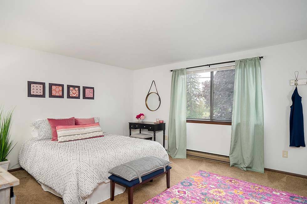 Master Bedroom at Witmer Road Apartments