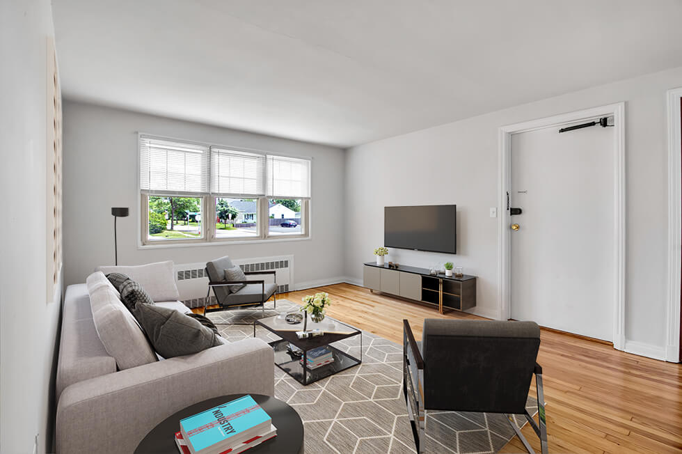 Living Room Fowler Apartments Kenmore NY