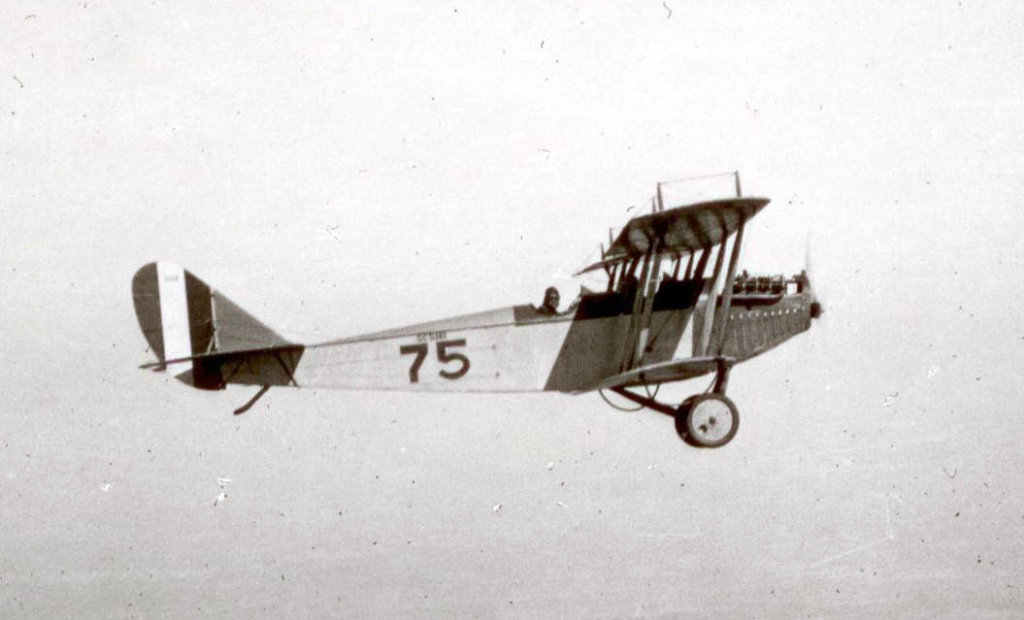 Glenn Curtiss flying jenny aircraft