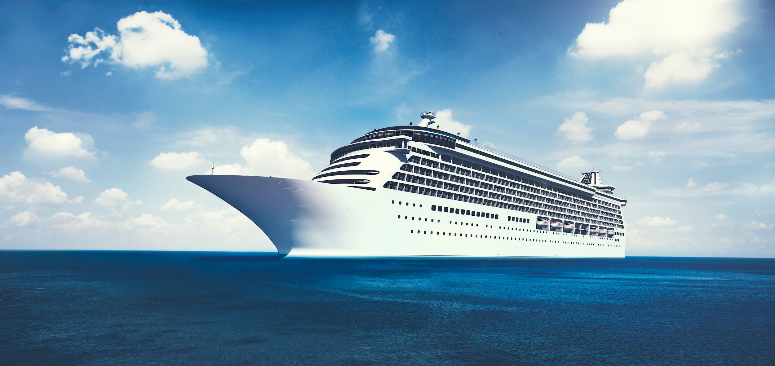 Cruise ship on water